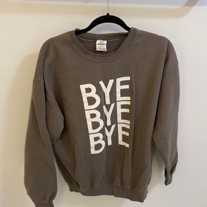 Bye Bye Bue Sweatshirt in Size L